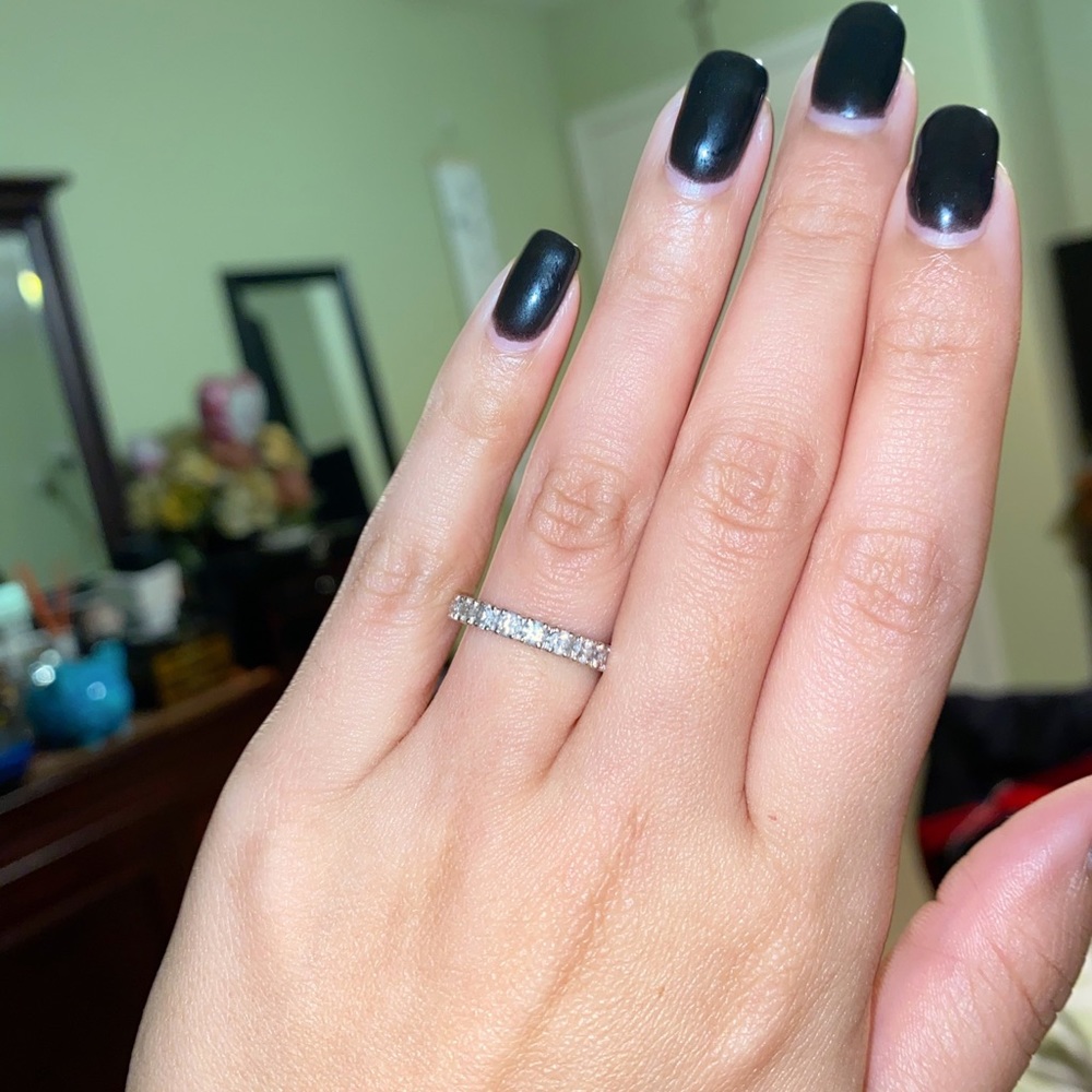 Diamond Full Eternity Wedding Band